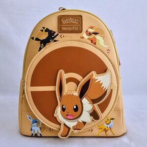 Loungefly Pokémon Eeveelutions Mini Backpack Eevee Umbreon Sylveon Flareon NWT